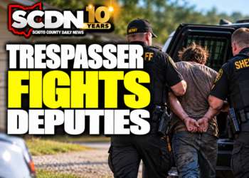 Trespasser fights deputies