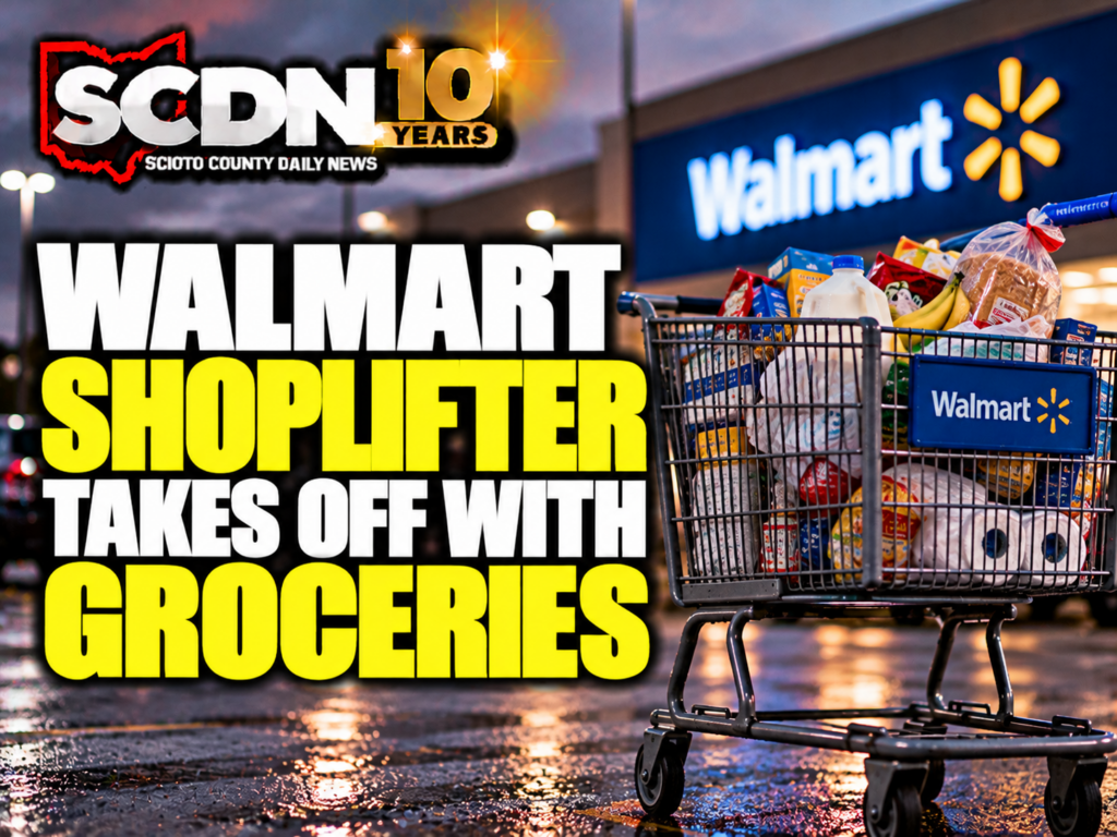 walmart shoplifter makes off with groceries