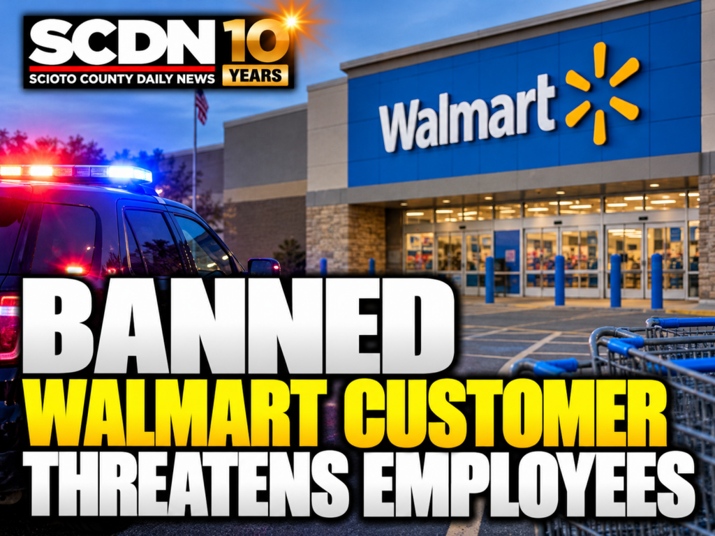 Banned customer threatens employees