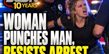 Women resists arrest