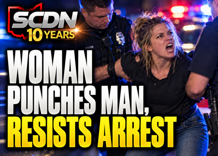 Women resists arrest