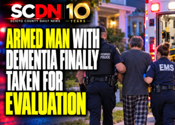 armed man with dementia