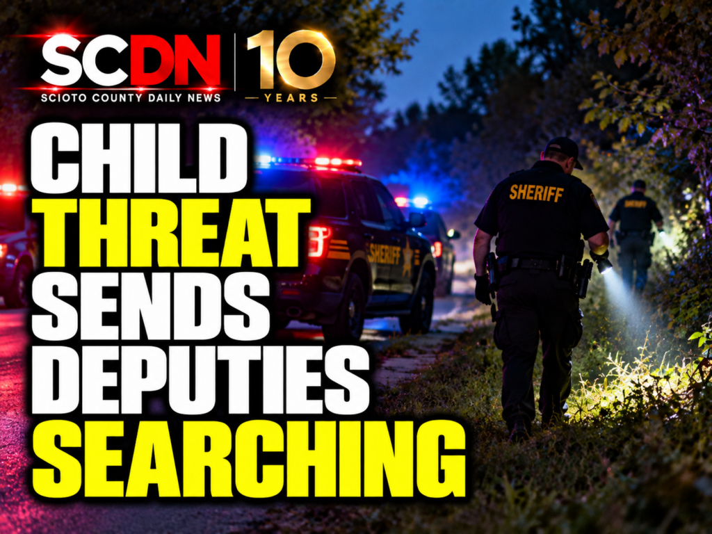 child threat sends deputies searching
