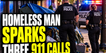 Homeless man sparks 3 calls