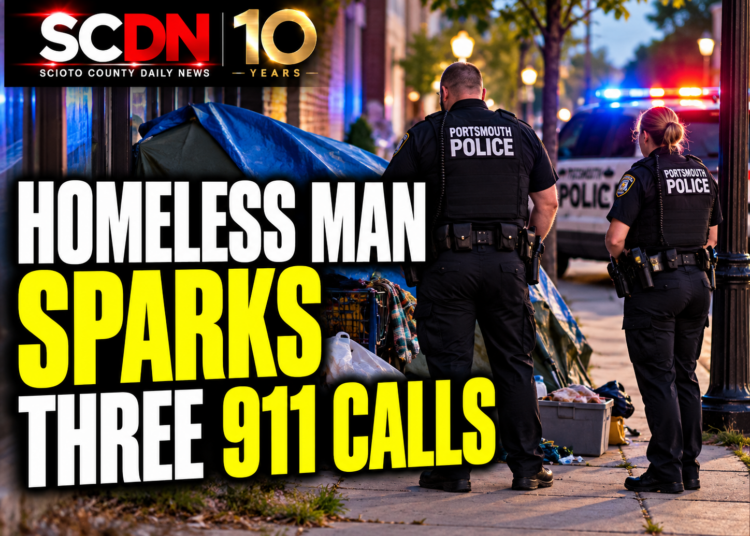Homeless man sparks 3 calls