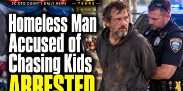 homeless man accussed of chasing kids