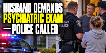 husband demands psychiatric exam