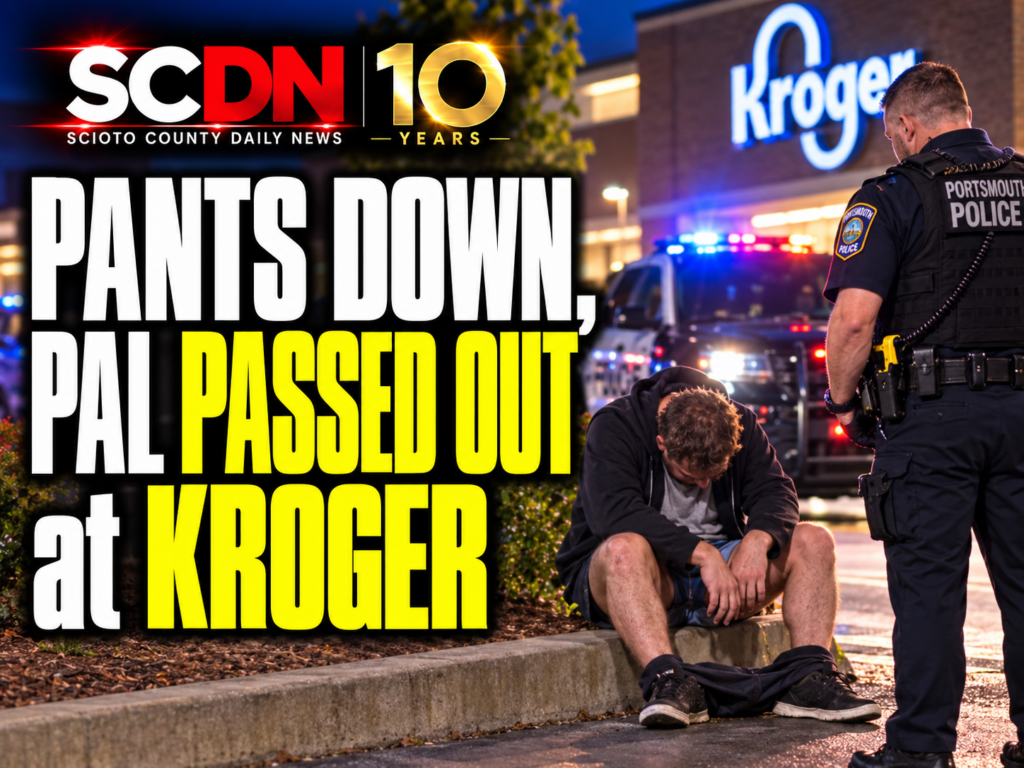 Pants down at Kroger