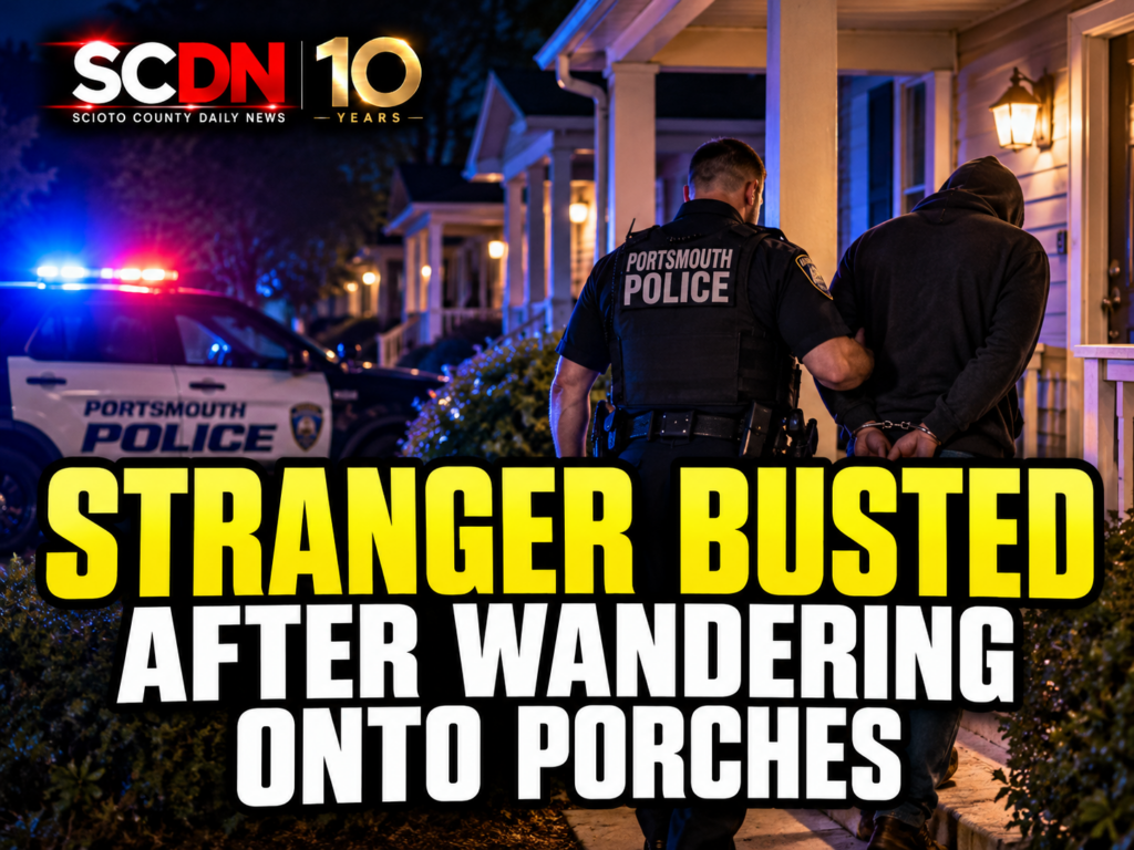 stranger busted on porches