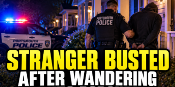 stranger busted on porches