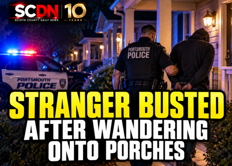 stranger busted on porches