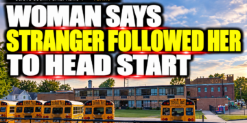 Stranger followed woman to head start